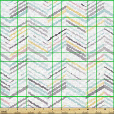 Şevron Parça Kumaş Üç Boyutlu Gibi Gözüken Özel Süsleme Desen