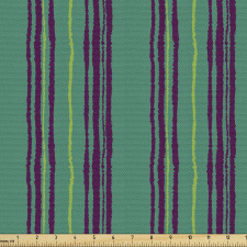 Soyut Parça Kumaş Dikey Kıvrımlı Çizgiler ile Tekrarlı Desen