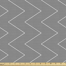 Zikzak Parça Kumaş Dikey Şekilde Köşeli Özel Çizgiler Desen