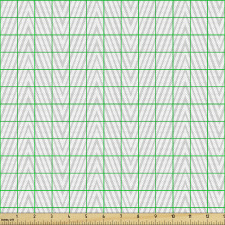 Minimalist Parça Kumaş Basit ve Şık Geometrik Zikzak Çizgiler