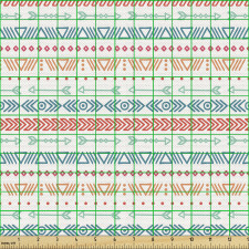 Aztek Parça Kumaş Geometrik Etnik Desenler Tekrarlı Dizayn