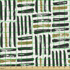 Geometrik Parça Kumaş Fırça Çizimi ile Parlak Şerit Desenleri