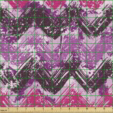 Moda Parça Kumaş Fırça Darbeleri ile Parlak Zikzak Çizgiler