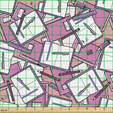 Eğitim Parça Kumaş Cetvel Defter Kurşun ve Tükenmez Kalemler