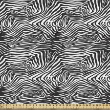 Afrika Parça Kumaş Sık Tekrarlanmış Zebra Tüyleriyle Desen