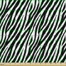 Afrika Parça Kumaş Alev Benzeri Göz Alıcı Çizgiler Zebra Deseni