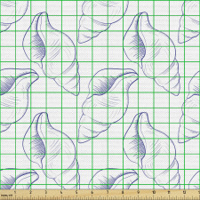 Hayvan Parça Kumaş Sade Fon Üzerine Sık Tekrarlanmış Kabuklar