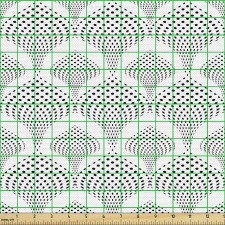 Geometrik Parça Kumaş Üç Boyutlu Noktalı Desenli İllüstrasyon