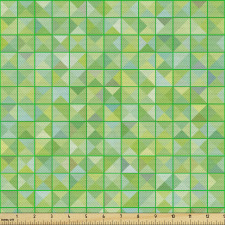Geometrik Parça Kumaş Mozaik Üçgen Piramit Çizimli İllüstrasyon