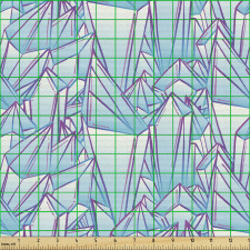Kristal Parça Kumaş Elmas Şeklinde Aralıksız Tekrarlı Desen
