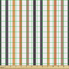 Çizgili Parça Kumaş Farklı Renklerde Dikey Şeritler Modeli