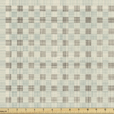 Geometrik Parça Kumaş Eskitme Tarzı Çizgili Kareli Şekiller