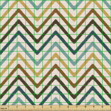 Zikzak Parça Kumaş Tekrarlı Dizayn Sonsuz Dalgalı Desenler