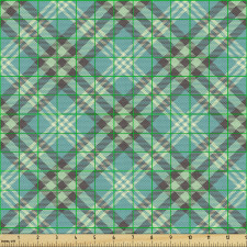 Ekoseli Parça Kumaş Çapraz Çizgilerden Kareli Dekoratif Model