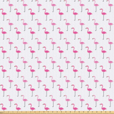 Egzotik Mikrofiber Parça Kumaş Minimal Tasarım Sevimli Sanatsal Flamingo