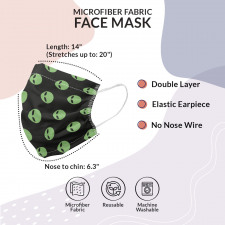 Alien Face Mask Martian Design