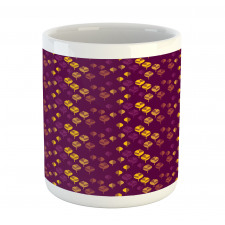 Cozy Abstract Leaves Mug