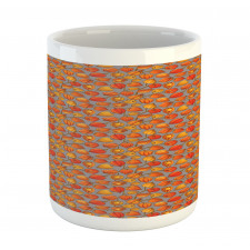 Golden Berry Pattern Mug