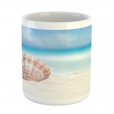 Sandy Exotic Beach Shell Mug