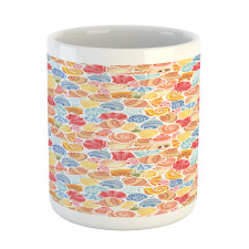 Colorful Sea Life Shells Mug