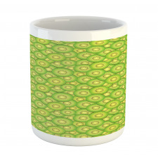 Exotic Fruit Slices Pattern Mug