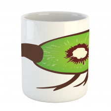 Small Bird and Fruit Slice Mug