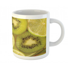 Close up Exotic Fruit and Lime Mug