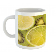 Close up Exotic Fruit and Lime Mug