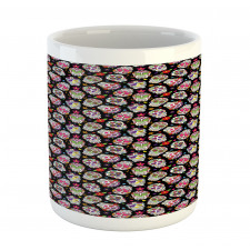 Sugar Skulls Flowers Mug