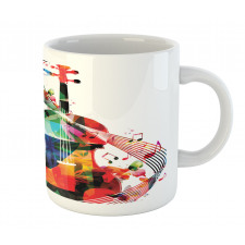 Cheerful String Instrument Mug