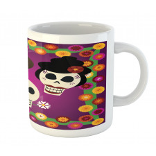 Folk Sugar Skulls Mug