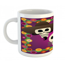 Folk Sugar Skulls Mug