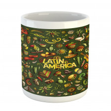 Latin America Objects Art Mug