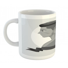 Greyscale Beardless Boy Mug