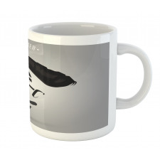 Male Hipster Art Mug