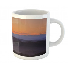 Dawn on Misty Mountains Mug