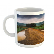 Puddles on Dirt Road Mug