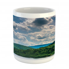 Windmills on Mountain Mug