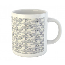 Antique Dotwork Motif Art Mug