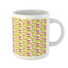 Watercolor Citrus Pomegranate Mug