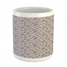 Amanita Fungus Pattern Mug