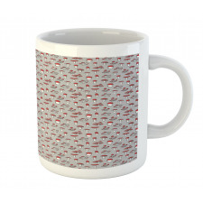 Amanita Fungus Pattern Mug