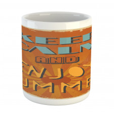 Retro Enjoy Summer Beams Mug