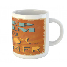 Retro Enjoy Summer Beams Mug