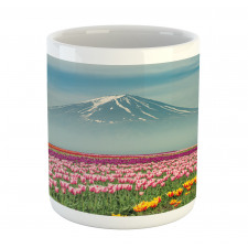 Colorful Japanese Tulips Field Mug