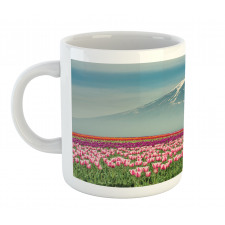 Colorful Japanese Tulips Field Mug