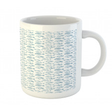 Outline Design Fish Design Mug