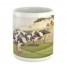 Dairy Cows Countryside Mug