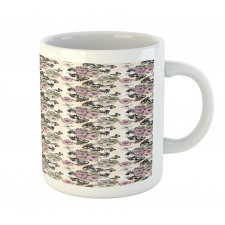 Nostalgic Floral Pattern Mug