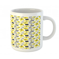 Bicolour Spring Flowers Mug